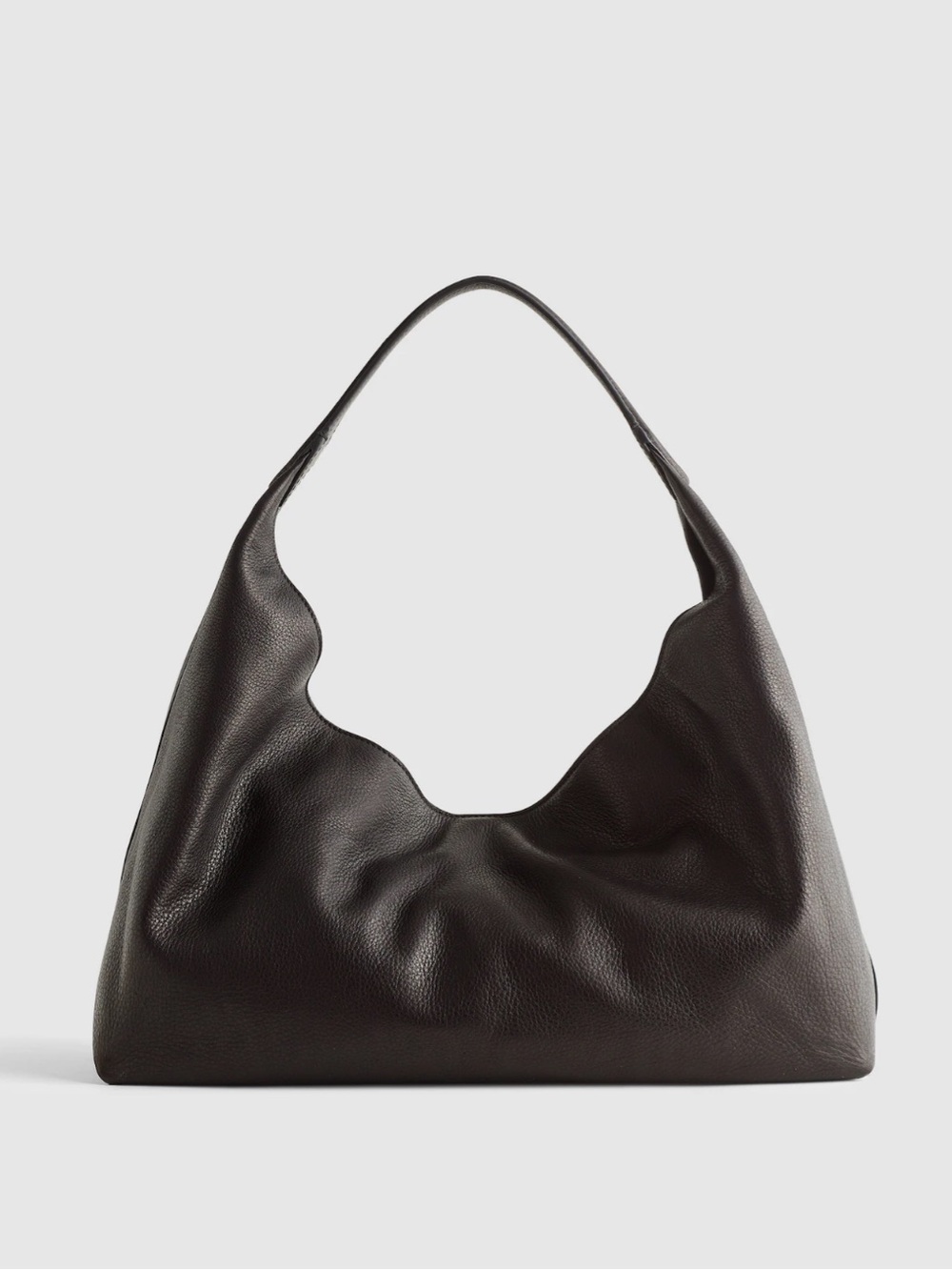 NWOT Madewell The Mylie Shoulder Bag Black Leather